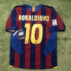 2005年 ロナウジーニョ バルセロナ 半袖 ユニフォーム 紙タグ付き
