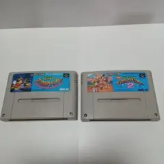 スーパーファミコン　ミッキーのマジカルアドベンチャー１・２　ソフトのみセット