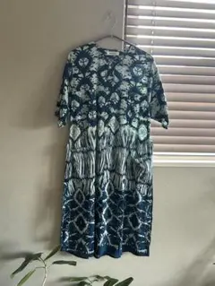 ladies fashion タイダイ柄 ワンピース