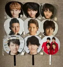 KAT-TUN 田口淳之介 公式ジャンボ団扇 8本+1本セット