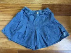 【Noeil aime Bebe】美品☆キュロット/ デニムハーフパンツ 120