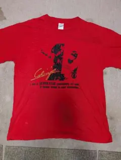 新庄剛志　引退記念　赤色 Tシャツ 1番 SUPER STAR　Lサイズ