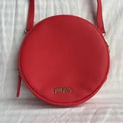 フォリフォリ　ショルダーパック　赤　新品未使用