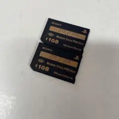 SONY MEMORY STICK PRO Duo 1GB PSP 2枚セット