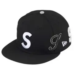 Supreme Multi S Logo New Era "Black"