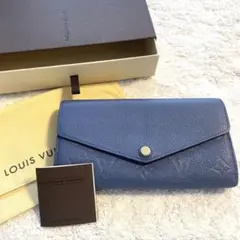 ♡超美品♡ルイヴィトン長財布 モノグラムアンプラントデニムブルー箱付き
