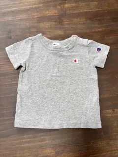 Champion チャンピオン ベビー半袖Tシャツ ロゴT グレー 80cm