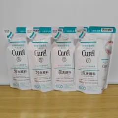 キュレル　潤浸保湿　泡洗顔料　つめかえ用　4個