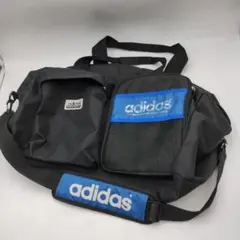 adidas スポーツバック ボストンバッグ ブラック　合宿 修学旅行