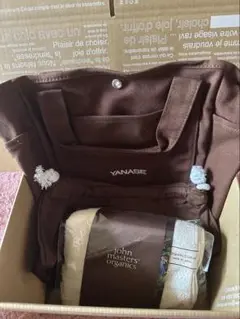 john masters organics ブラウン トートバッグ