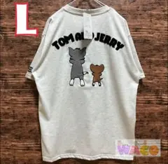 トムとジェリー　メンズ　チーズ　アニメ　Tシャツ　半袖　洋服　刺繍