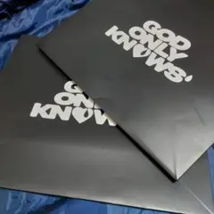 ２枚　GOD ONLY KNOWS ショッパー 　POPUP限定 岩田剛典　大