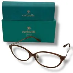 美品 eyebrella クリアスリム 伊達メガネ 紫外線99%カット