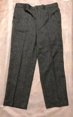 【美品】スラックス　チャコール　グレー　パンツ　　XL