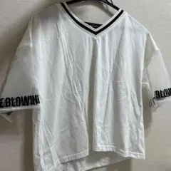 junior sweet Vネック Tシャツ ホワイト