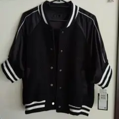 ブラック ラグランスリーブ ジャケット