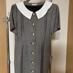 Peyton Place 半袖シャツワンピース グレー系