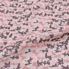 8/10限定SALE　30cm　猫柄　キャンパス　生地　キャット　カモフラ