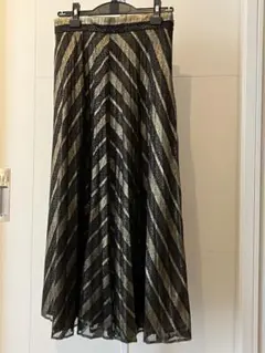 美品 ZARA BASIC ロング プリーツスカート ザラ