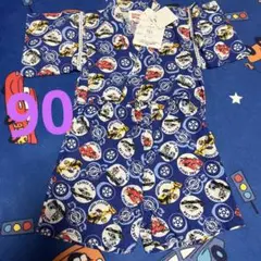 車好き！トミカ　総柄甚平　新品未使用！