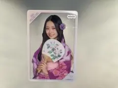 小津玲奈　乃木坂46 購入特典　C賞　個別クリアカード　8月ver