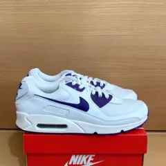 NIKE AIR MAX 90 ナイキ エアマックス パープル ホワイト 29