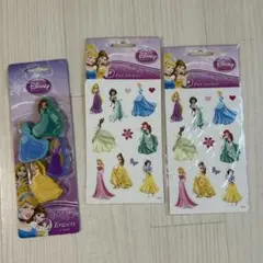【海外限定】ディズニープリンセス 消しゴム　シール　ステッカー　ラプンツェル