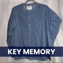 【key memory】新品タグ付き デニムブラウス