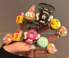 m&m's ヘアクリップ 2個セット 新品、未使用
