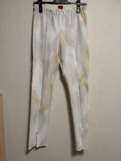 値下げ中！DES PRÉS スキニーパンツ ホワイト・イエロー　36