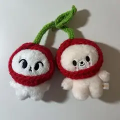 さくらんぼ かぶりもの ぬいぐるみ　入れ物　10cm nct skz スキズ