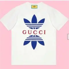 安心の匿名配送☆レア☆アディダス×GUCCI☆コラボTシャツ☆白☆ホワイト