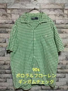 90sPolo by Ralph Lauren 半袖シャツ ギンガムチェック