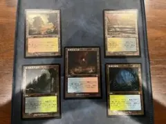 MTG フェッチランド　旧枠エッチングfoil 5枚セット　沸騰する小湖