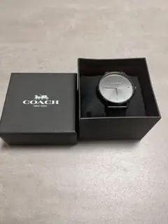 COACH アナログ時計 ブラック