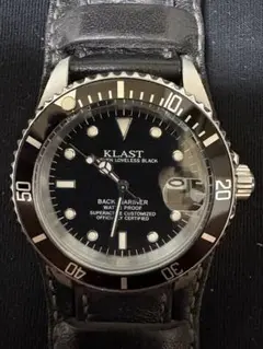 KLAST Loveless Black 手巻き時計 300m防水