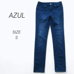 a1564▶AZUL　アズール　スキニーデニムパンツ　ジーンズ　ブルー 【S】