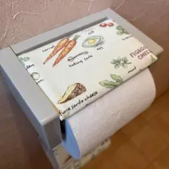 3116【2点100円、3点200円引き】食材柄トイレットペーパーカバー