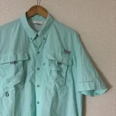Colombia コロンビア PFG 半袖シャツ オムニシェイド ナイロンシャツ