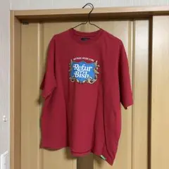 BACK NUMBER 赤 Tシャツ Lサイズ グラフィックプリント