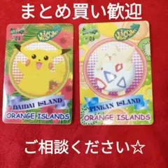 バンダイ ポケットモンスター シールダス カードダス オレンジアイランド 2025年最新】オレンジアイランド ポケモンの人気アイテム - メルカリ