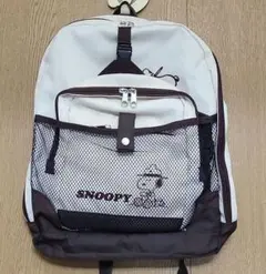 SNOOPY スヌーピー 親子バックパック アイボリー/ブラウン