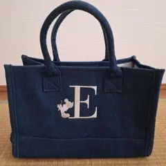 ミストゥーラ ディズニーデニムバッグ イニシャルE ミッキー MISTURA