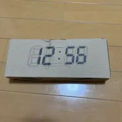 デジタル置時計 LED表示 コンパクト