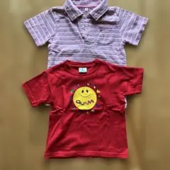 男子子供服ポロシャツ、Tシャツ2枚セット