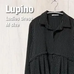 【M】 Lupino モード系 シャツ ストラップ レディース ブラック