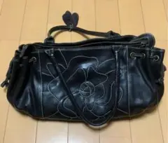 Rose mary 黒ハンドバッグ