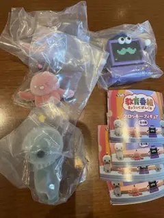 教育番組 ガチャ フロッキーフィギュア パウル 2　はかせ　タマ　セット