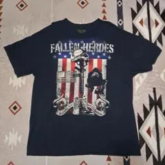 FALLEN HEROES Tシャツ ネイビー XL
