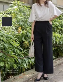 クリーズ 日本製 フォーマルパンツ ブラック Sサイズ 美品 タグあり